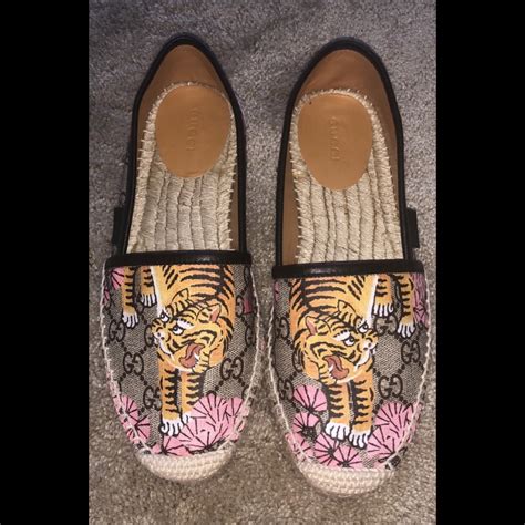 gucci bengal tiger espadrilles|gucci tiger jewelry.